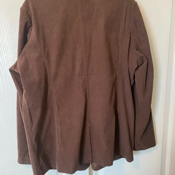 St John’s Bay Brown Corduroy Blazer - Picture 7 of 7